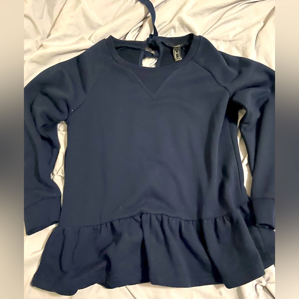 Tie back sweater